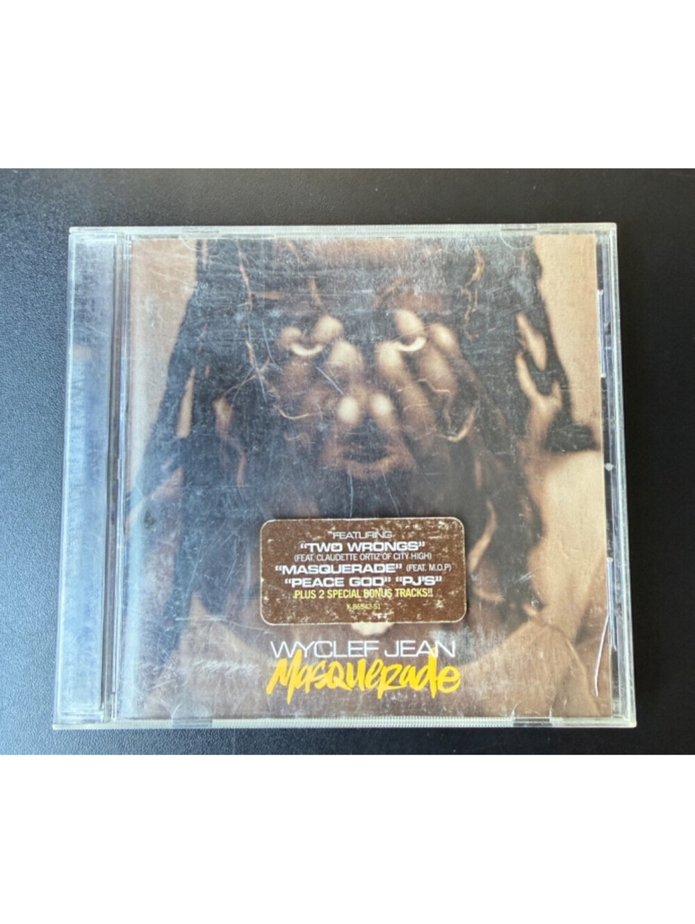 Wyclef Jean Masquerade CD Two Wrongs Claudette Ortiz 2002 Columbia Records